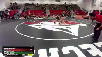 215 lbs Champ. Round 2 - Jackson Berg, Chaparral vs Jason Cacal, Discovery Canyon