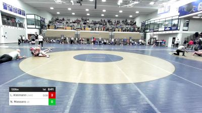 133 lbs Consi Of 16 #2 - Layne Kleimann, Unrostered vs Nikolas Massaro, University At Buffalo