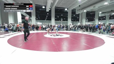U20 Freestyle FS - 57 lbs Champ. Round 2 - Isaiah Quintero, Boilermaker RTC vs Carter Chunko, Grit Mat Club