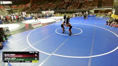 135 lbs Semifinal - Ezrah Vera, Beat The Streets - Los Angeles vs Elias Nhem, Red Star Wrestling Academy