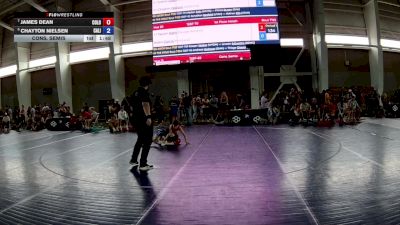 78 lbs Cons. Semis - James Dean, Colorado vs Chayton Nielsen, California