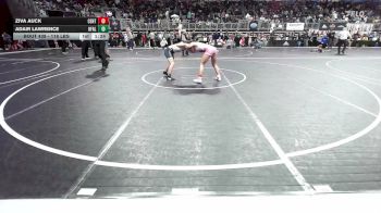 118 lbs Quarterfinal - Ziva Auck, Centralia WC vs Adair Lawrence, OFallon Little Panther WC