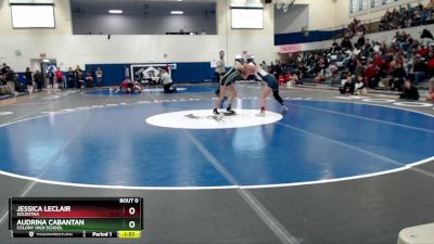 100G Quarterfinal - Jessica LeClair, Soldotna vs Audrina Cabantan, Colony High School