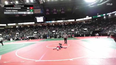54 lbs Cons. Semi - Elaine Temple, WTW3 vs Jocelyn Sammons, WNE1