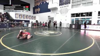 100 lbs Quarterfinal - Sarah Stark, Carlsbad vs Charlie Kuntz, Liberty (Bakersfield)