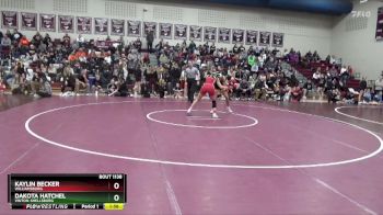 130 lbs Cons. Semi - Kaylin Becker, Williamsburg vs Dakota Hatchel, Vinton-Shellsburg