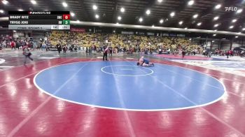 285 lbs Cons. Round 2 - Trygg Joki, Beulah Wrestling vs Brady Ritz, Sheridan Wrestling Club