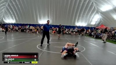 84 lbs Finals (2 Team) - Ayden Arnold, FORGE vs Tiki Enold, Lake WC