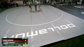 175 lbs Cons. Round 1 - Cooper Kirkman, Clearfield vs Wyatt Wexler, Hillcrest CA