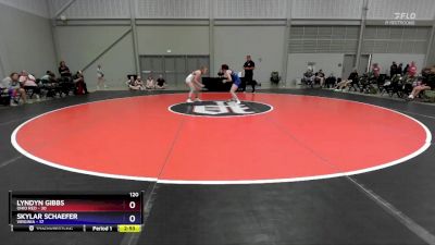 120 lbs 2nd Wrestleback (8 Team) - Lyndyn Gibbs, Ohio Red vs Skylar Schaefer, Virginia