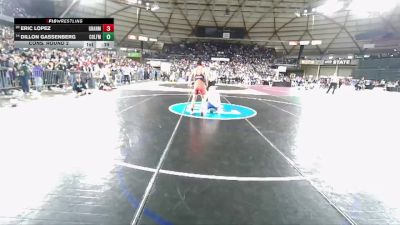 Boys 1B/2B 138 Cons. Round 2 - Dillon Gassenberg, Colfax vs Eric Lopez, Granger