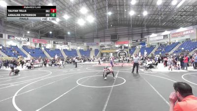 58 lbs Final - Taliyah Tells, Salem Elite Mat Club vs Annalise Patterson, Steel City Reloaded WC