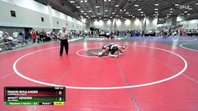 150B Semifinal - Wyatt Hendrix, Hillsboro vs Mason Boulanger, Luxemburg-Casco