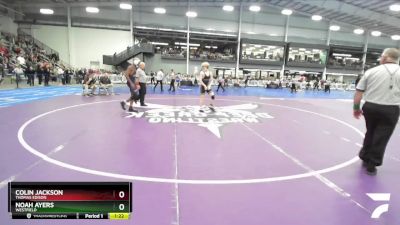 6-150 lbs Quarterfinal - Noah Ayers, Westfield vs Colin Jackson, Thomas Edison