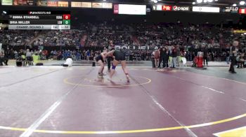 140 lbs Champ. Round 2 - Emma Stansell, Kuna vs Bria Miller, Lewiston