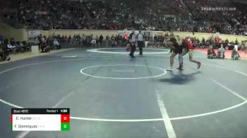 4A-138 lbs Champ. Round 1 - Caleb Hunter, McLoud vs Fernando Dominguez, Catoosa