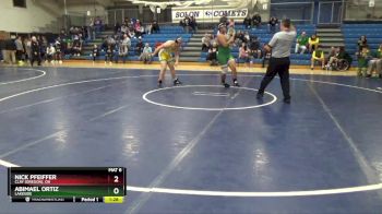 215 lbs Champ. Round 1 - Nick Pfeiffer, Clay (Oregon), OH vs Abimael Ortiz, Lakeside
