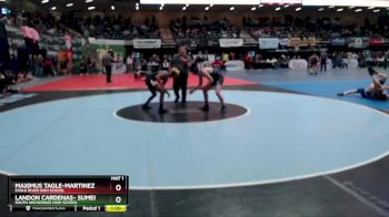 125 lbs Cons. Round 1 - Maximus Tagle-Martinez, Eagle River High School vs Landon Cardenas- Sumera, South Anchorage High School