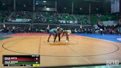 220 lbs 3rd Place Match - Malik Brown, Center Point HS vs Malik Watts, Pell City