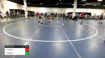 90 lbs Prelims - Jesse Justice, OK vs Tobin McNair, NC