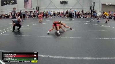 106 lbs Round 6 (8 Team) - Peter Filli, Curby Grizzly Bears vs Ben Donato, Dover Bandits