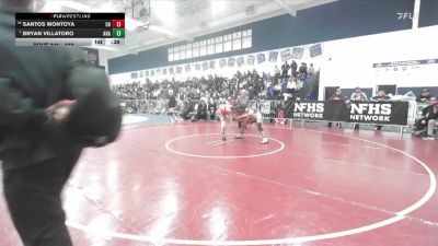 132 lbs Cons. Round 2 - Bryan Villatoro, Anaheim vs Santos Montoya, Oak Hills