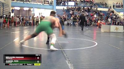 190 lbs Cons. Round 5 - Benjamin Magana, Stansbury vs Gabriel Rios, Syracuse