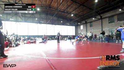 115 lbs Rr Rnd 2 - Aryzona Cummings, Mojo Mulisha 12u vs Kalley Fuller, Team Tulsa Girls NDT