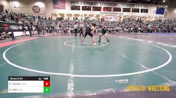 135 lbs Round Of 64 - Shane Cortez, Top Dog Wrestling Club vs Adam Feil, Ponderosa