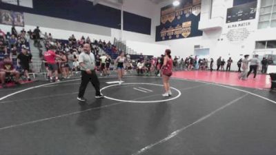 120 lbs Cons. Round 3 - Olivia-Grace Porras, Arete Wrestling Academy vs Audrey Acevedo, West Covina High School Wrestl
