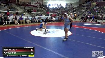 6A 135 lbs Quarterfinal - Ava Guenther, Conway vs Kinalisa Lokot, Springdale Har-Ber