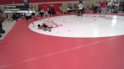 49-49 lbs Round 1 - Ryker Anderson, Platte Valley Jr. Wrestling vs Adrian Vega, Eaton Lil Reds