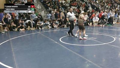 121 lbs Round Of 32 - Leland Mendez, Grassfield vs Santino Dimatteo, Christian Brothers Academy