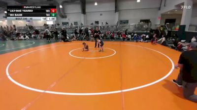 48 lbs Cons. Round 2 - Lily-Mae Ybarbo, Vici Wrestling Club vs Bo Baum, Texarkana Wrestling Club