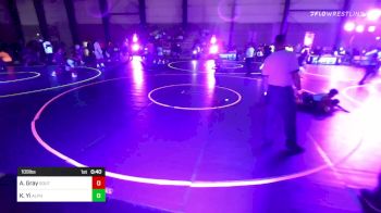 109 lbs 2nd Place - Andrew Gray, Southwest Washington WC vs Kai Yi, Alpha Dawg