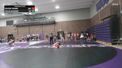 90 lbs Round 1 (6 Team) - Colton Yeager, Lusk vs Collin Gardner, Herders