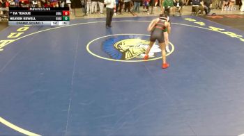 105 lbs Champ. Round 3 - Tia Teague, Unattached vs Heaven Sewell, Unattached