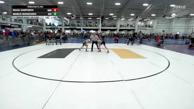 82 lbs Consi Of 4 - Isaac Danforth, Agogee WC vs Marco Buonconti, Grizzlies Wrestling Academy