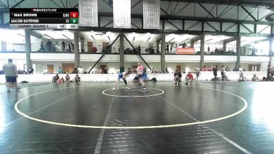 126-140 lbs Champ. Round 1 - Max Brown, Lawrenceville Parkview vs Jacob Sutphin, King Select