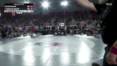 100 lbs Champ. Round 1 - Taylor Malan, Attack Wrestling Club vs Addalyn Sisson, Floyd Wrestling Club