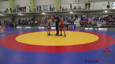 48kg Quarterfinal - Veerpartap Cheema, Canadian Mal Wrestling vs Jesse Breedlove, Dinos WC