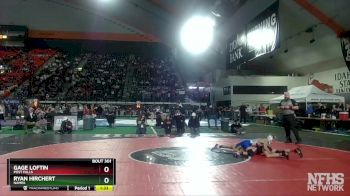 5A 98 lbs Semifinal - Ryan Hirchert, Nampa vs Gage Loftin, Post Falls