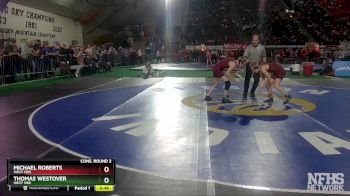 2A 98 lbs Cons. Round 2 - Thomas Westover, West Side vs Michael Roberts, West Side