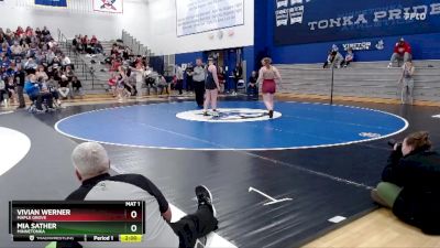 190Girls Round 5 - Vivian Werner, Maple Grove vs Mia Sather, Minnetonka