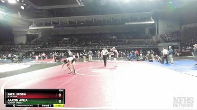 138 lbs Cons. Round 3 - Aaron Avila, Golden Valley vs Jace Lipska, Roseville