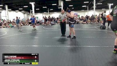 215 lbs Round 4 (8 Team) - Aeden Sterling, Pocono Regional WC vs Nick Capone, New England Black & Gold