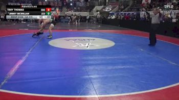 5A 175 lbs Semifinal - Jimmy Mcmillan, John Carroll Catholic HS vs Troy Thomas, Corner