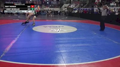 5A 175 lbs Semifinal - Jimmy Mcmillan, John Carroll Catholic HS vs Troy Thomas, Corner