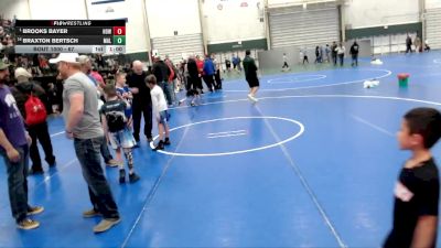 67 lbs Champ. Round 1 - Brooks Bayer, Howells-Dodge vs Braxton Bertsch, Malcolm