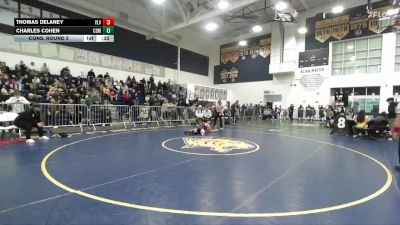 120 lbs Cons. Round 2 - Charles Cohen, Corona Del Mar vs Thomas Delaney, Valencia (Valencia)